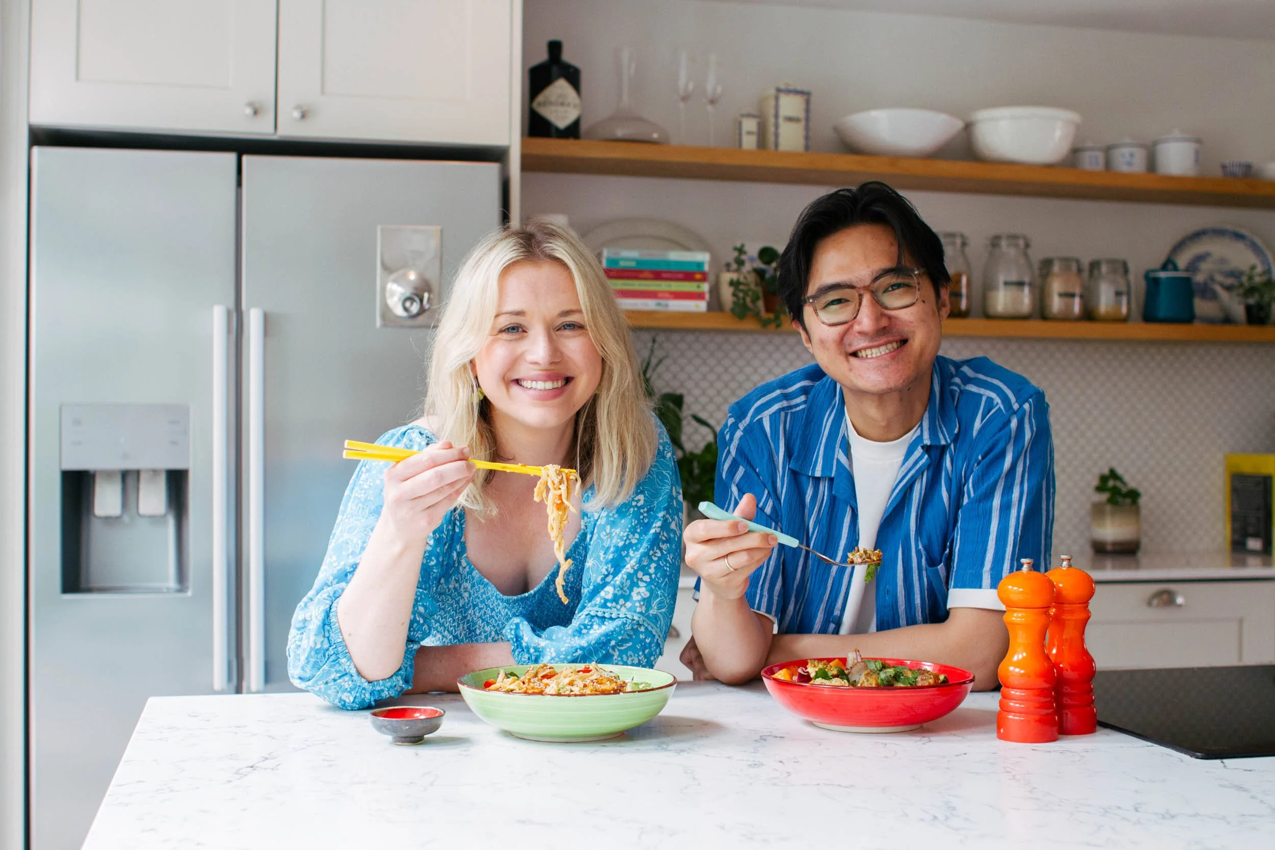 Food styling and lifestyle brand photography from a Self Made and Seen photoshoot