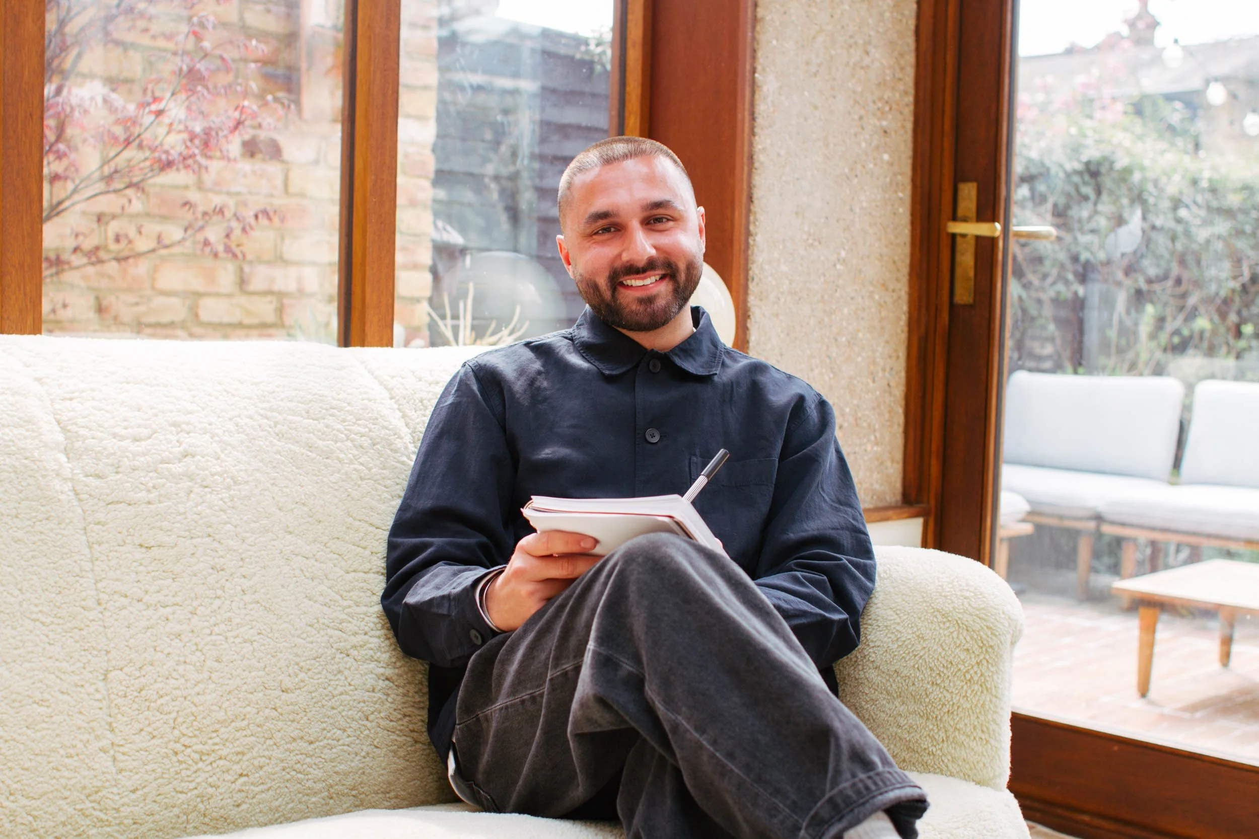 Personal Brand Photography in London with Integrative Hypnotherapist and Mindfulness Teacher.