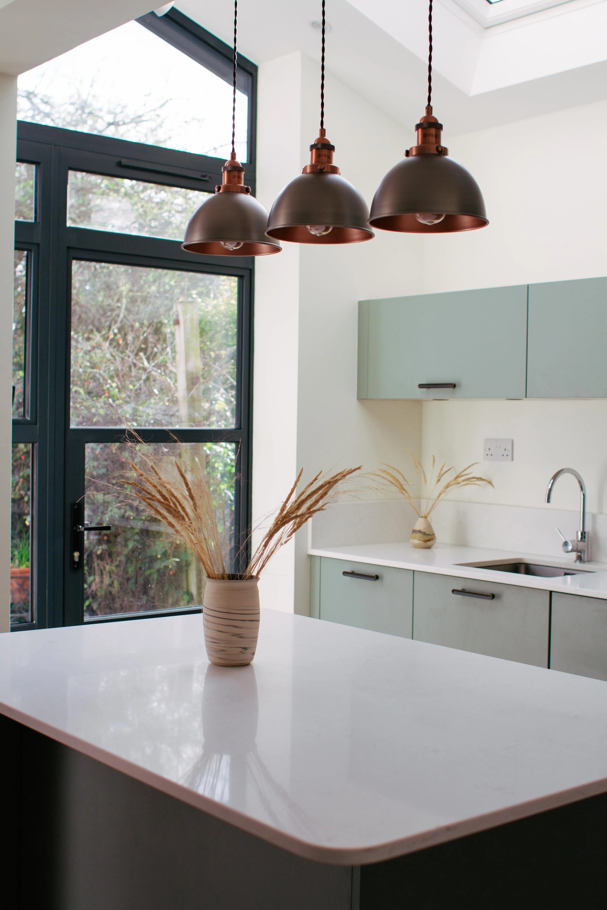 Light-filled interior of North London home for branding mini session