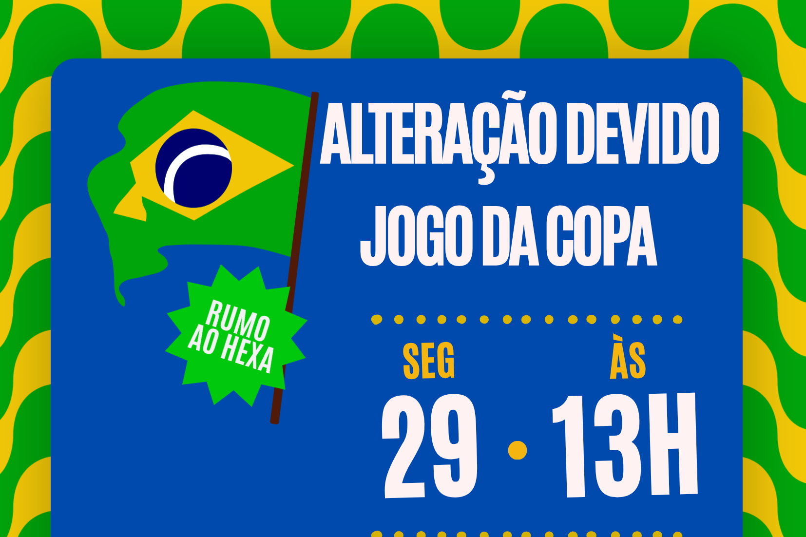 Mudança nos Horários da Linha C. Universitária Devido ao Jogo do Brasil