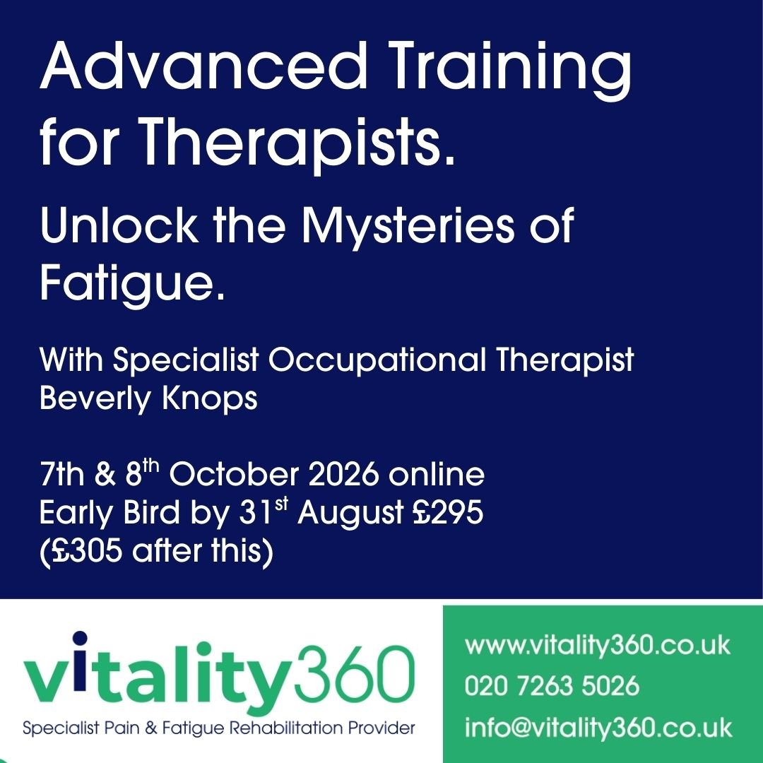 Advanced Training for Therapists: Unlock the Mysteries of Fatigue 