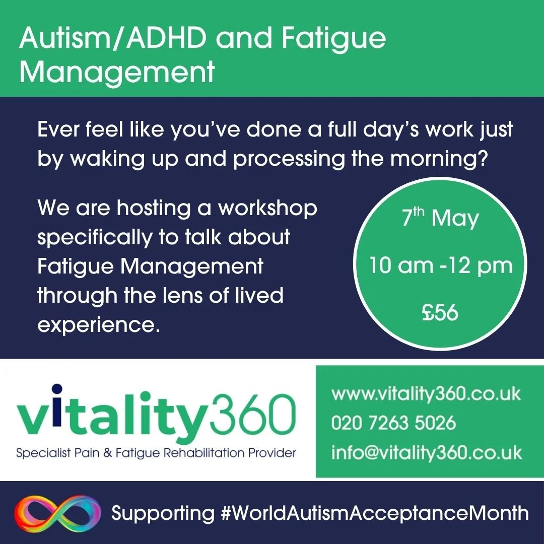 Autism/ADHD & Fatigue Management: A practical workshop