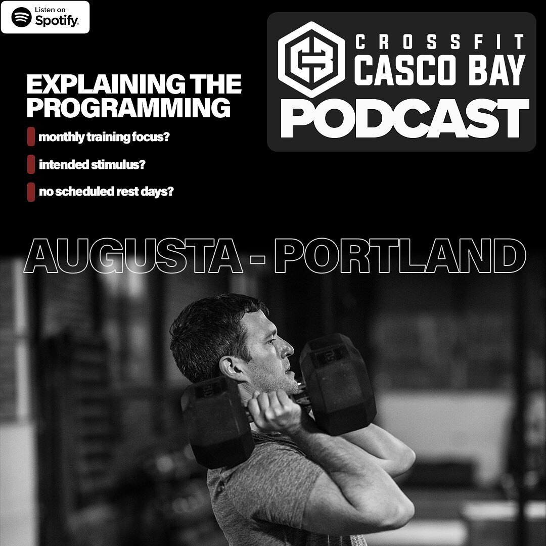 A new podcast episode is live. This week Nick and Zach answer common questions we get on our programming.
.
#crossfit #fitness #augustamaine #maine