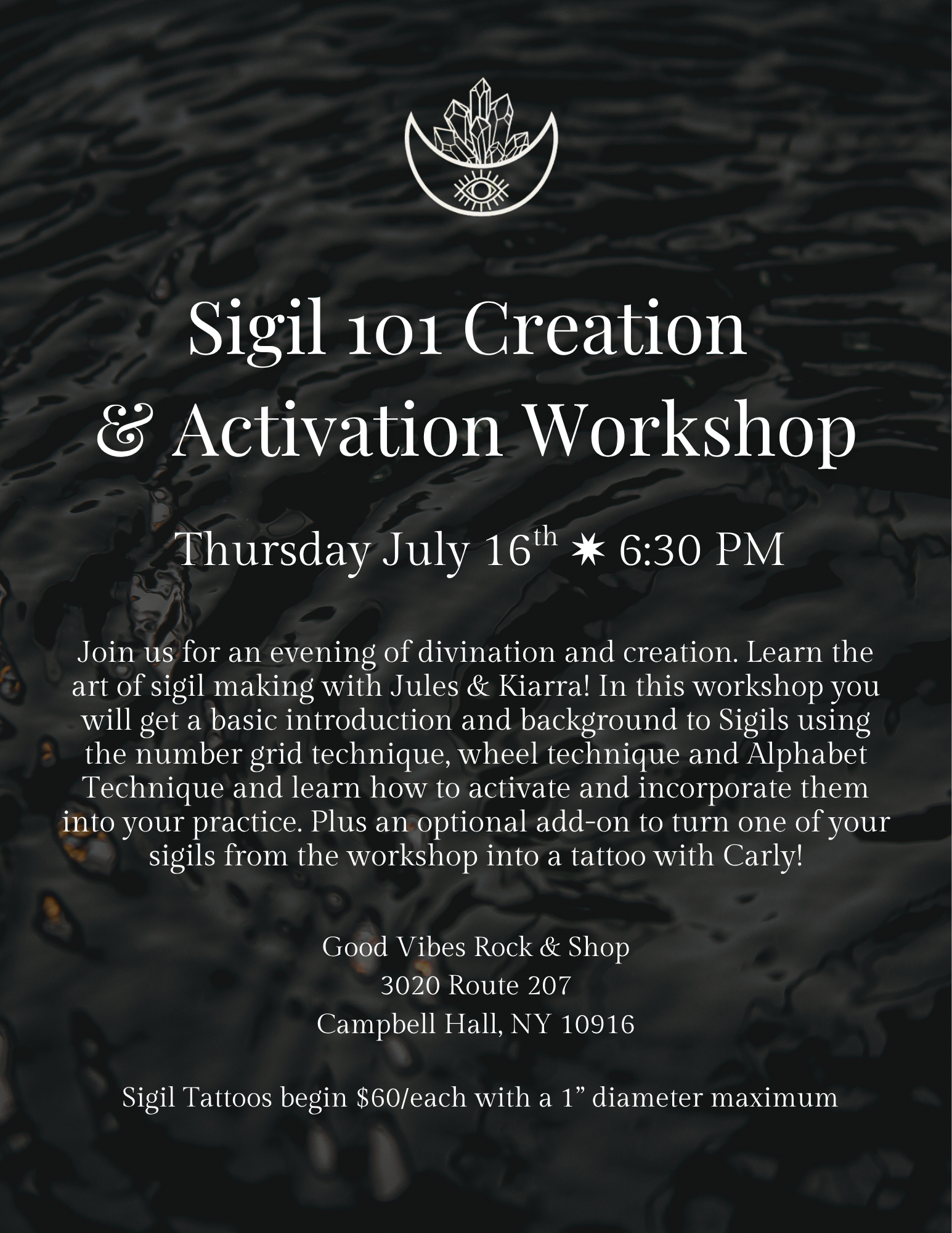 Sigil 101- Creation & Activation Workshop