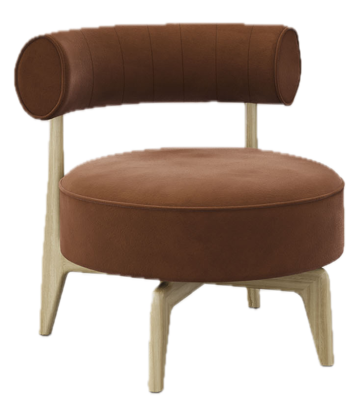 Moka Lounge Chair - open base