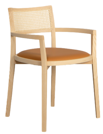 Kha Armchair - open arms