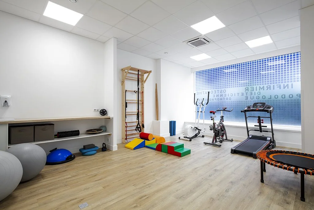 Photographie architecture cabinet médical salle sport