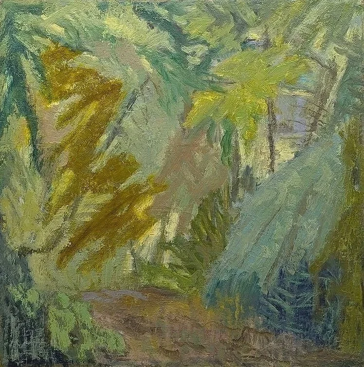 woods edge #9
24x24 oil on birch