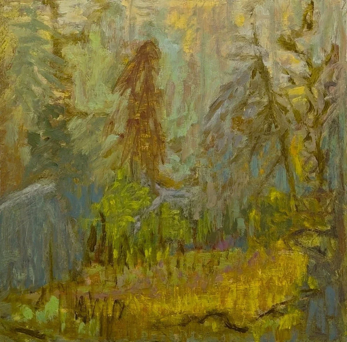 she's not alone
24x24
oil on panel
