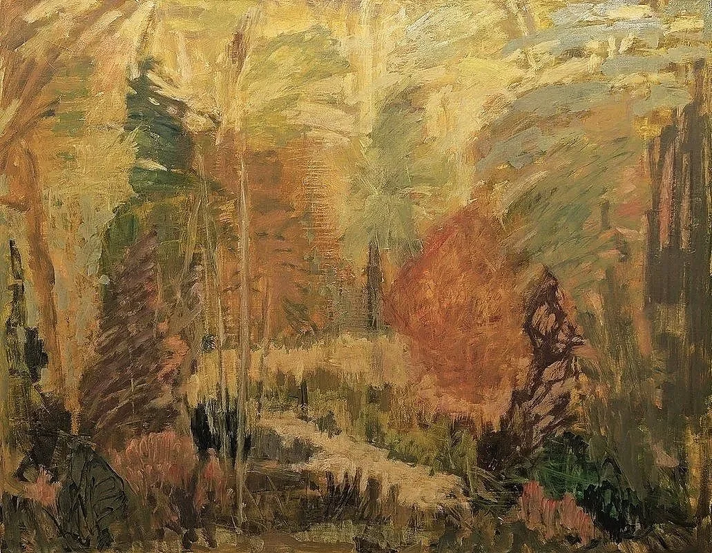 where hermits once sang
44x56   o/c