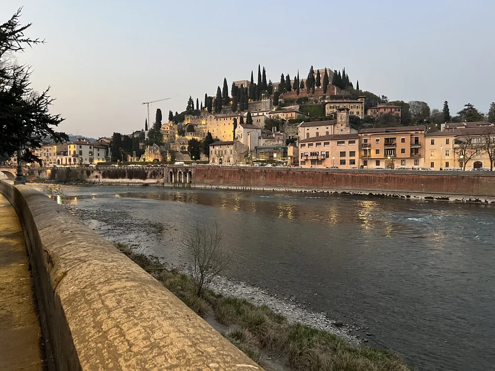A view of the Adige River