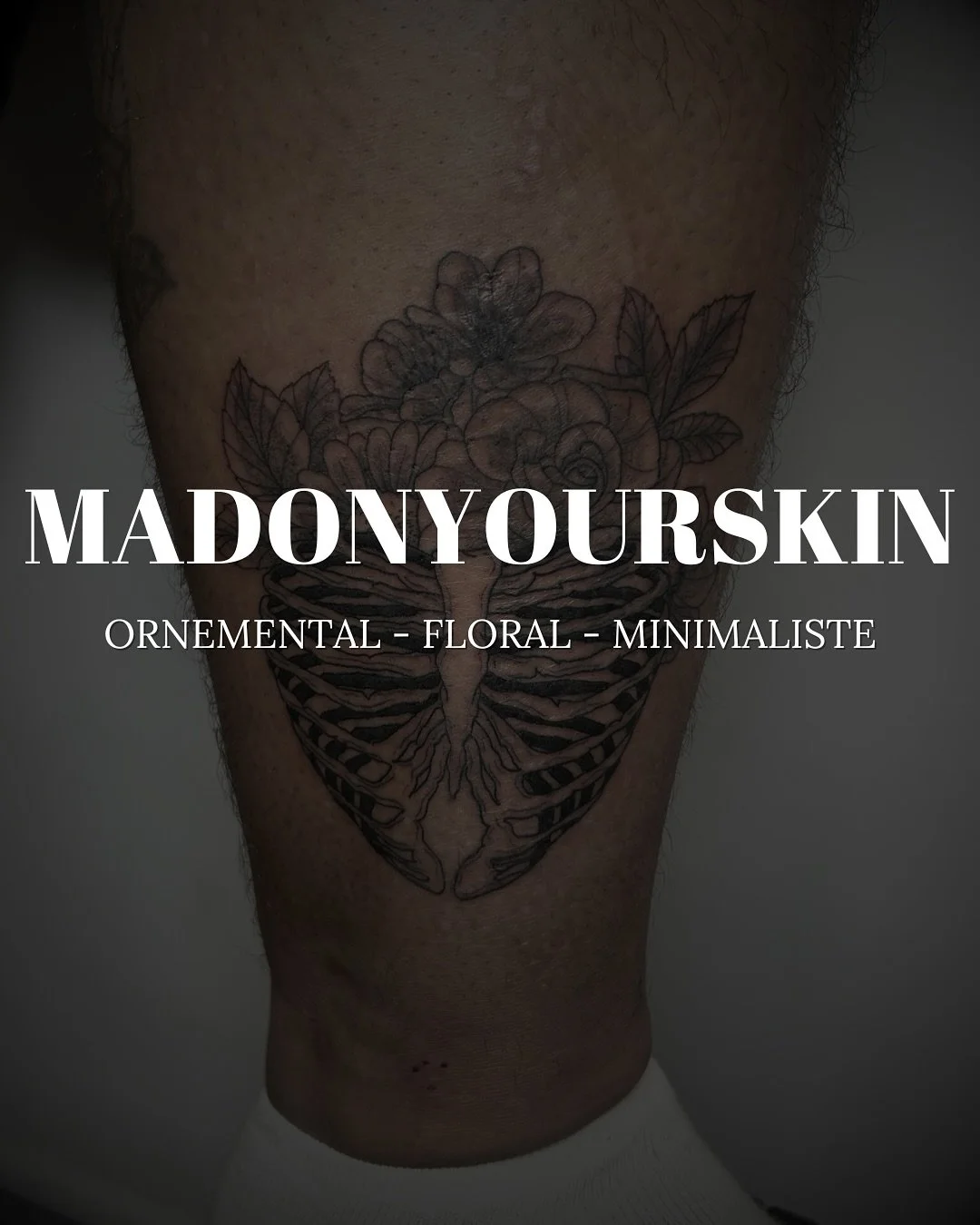 Cage thoracique et du floral r&eacute;alis&eacute; par @madonyourskin 🩻
__________________________

Informations et demandes de projets : 
- par DM : @madonyourskin 
- par mail : @madonyourskin@gmail.com
__________________________

L&rsquo;Atelier T