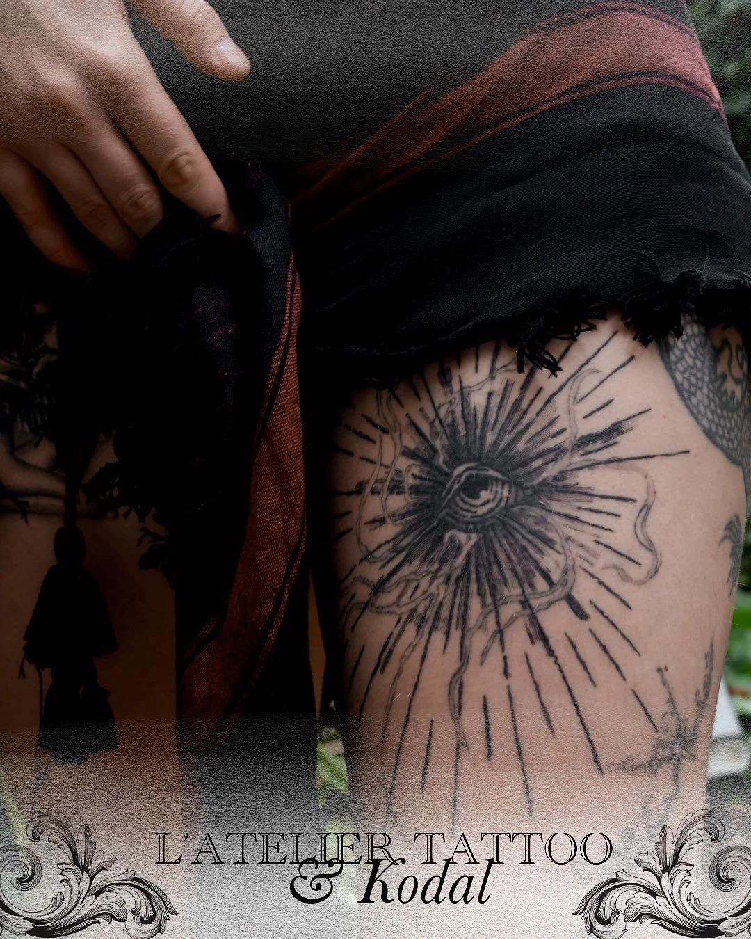 Tatouage r&eacute;alis&eacute; par @kodal_tattoo 
.
@atelier.tattoo 
.
#gravure #tattoogravure #eyetattoo #lyontattoo #tatouage #tattoo #ateliertattoo