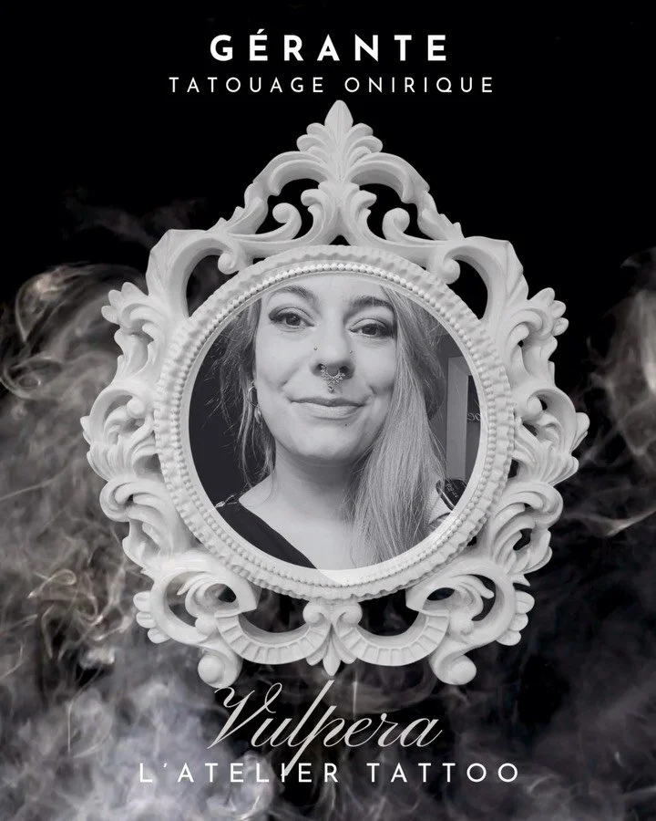 🖋️ Depuis combien de temps tatoues-tu ?
 Je tatoue depuis 2019.
🎨 Quel est ton parcours ?
 J&rsquo;ai d&eacute;couvert le tatouage assez tard mais j&rsquo;ai toujours aim&eacute; dessiner et &eacute;voluer dans un univers cr&eacute;atif. J&rsquo;ai