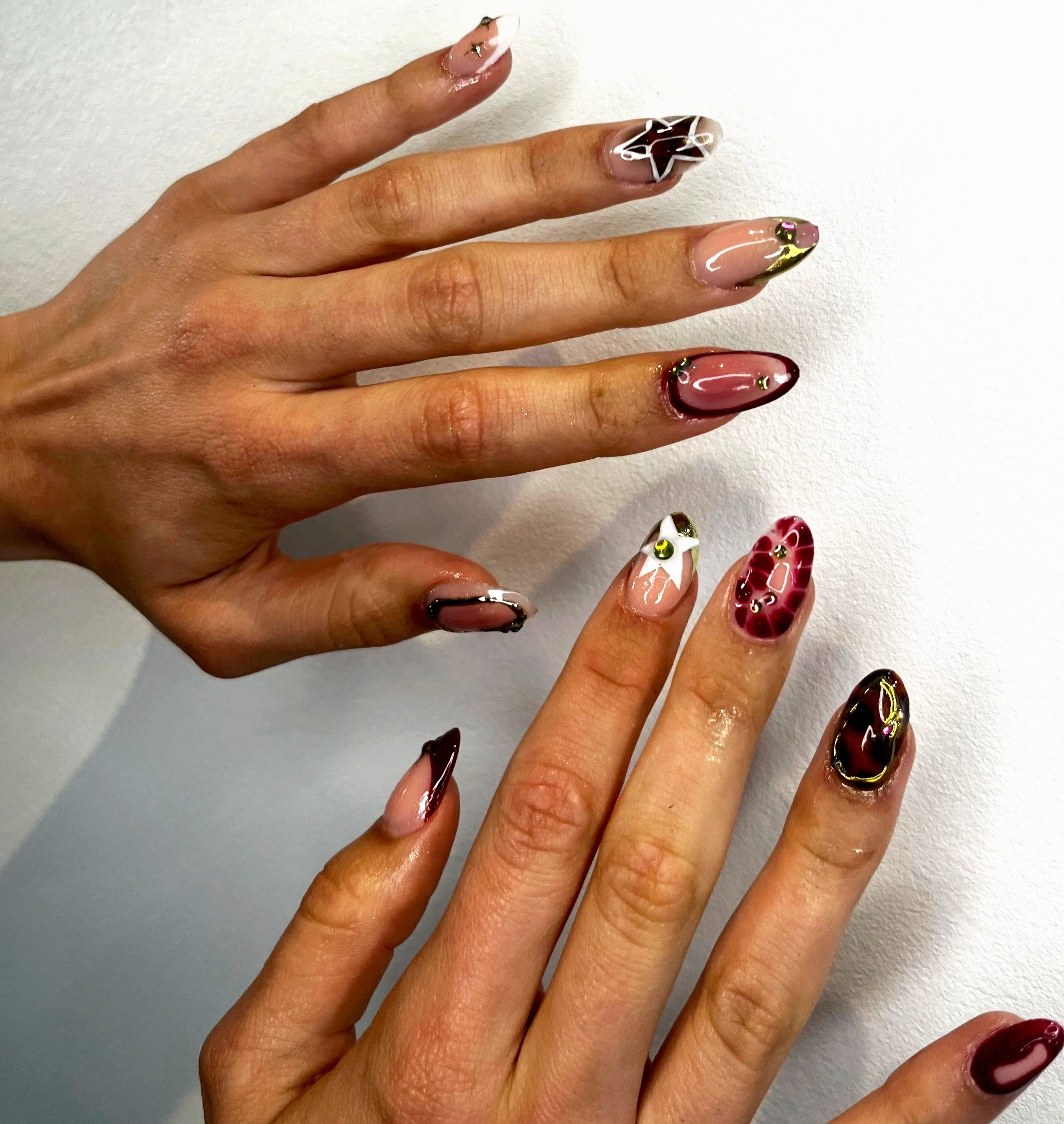 nail art gelX manucure personnalisée à lyon