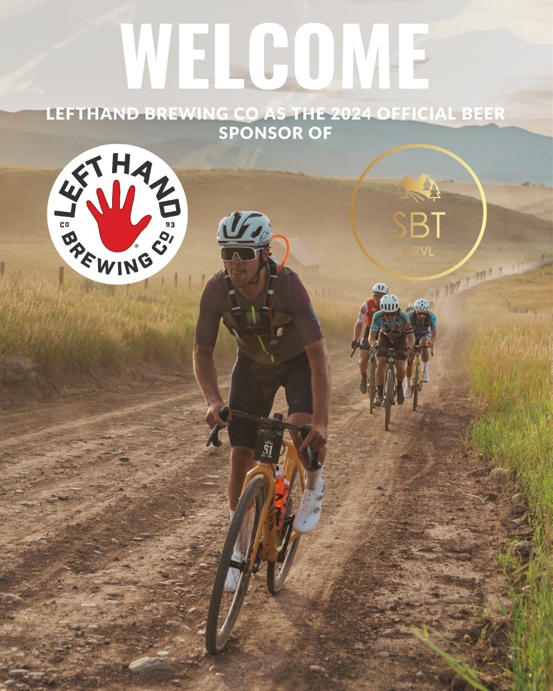 We owe a great big WELCOME and THANK YOU to our 2024 Official Beer Sponsor, @lefthandbrewing! For those of you who love a cold post ride 🍺 you&rsquo;re in for a huge treat this year. Be sure to come snag yourself one of their tasty beers post ride, 