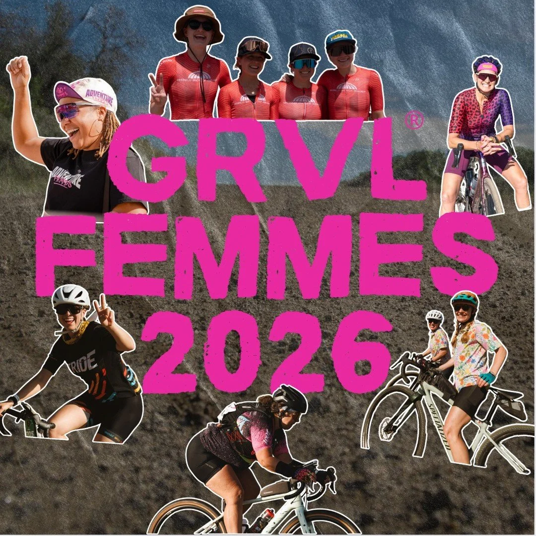 Calling all future GRVL&reg; Femmes! Did you know you can register early and skip the 🤞 for our June 2026 event? Gather up your GRVL&reg; besties, get clever with your team name, and head to our sbtgrvl/grvlfemmes page before October 8th. 

More wom