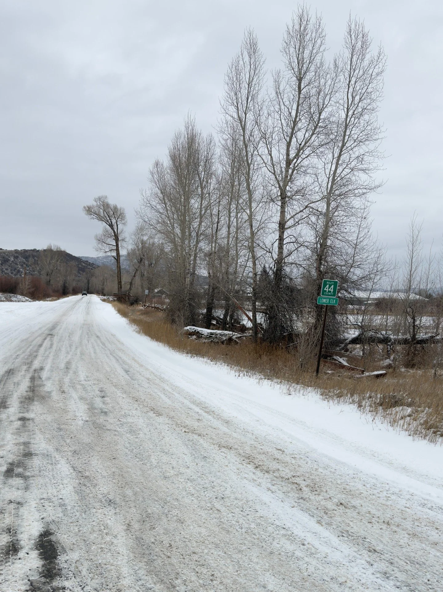 Current Gravel Conditions 👀 First real snow of the season! There's no #ChampagneGravel in sight, and not quite enough Champagne Powder to hit the slopes. Is it time to dust off the fat bike, or break out the @wahoofitnessofficial KICKR? 😉 

#sbtgrv