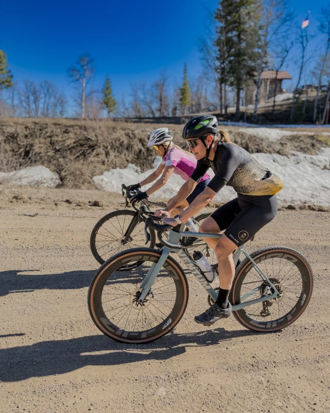 Is it the first day of spring, or did we just skip right ahead to summer? ☀️ With 70+ degree temps this week in Routt County, we're officially kicking off gravel season; no vest required. Which roads should we hit on the new @ventumracing GS1 this we