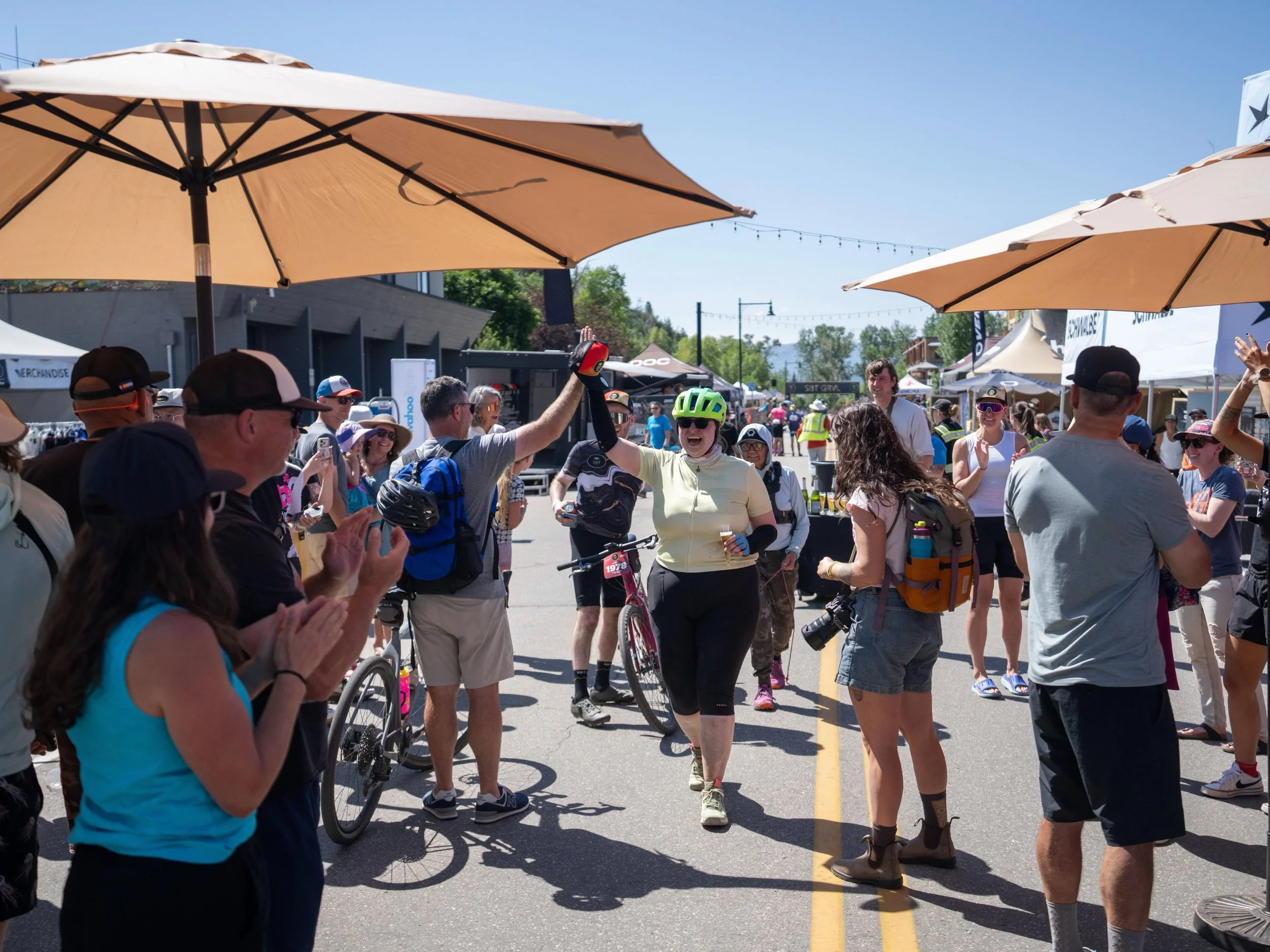 A little love for the people who show up to make a whole lot of noise! To every friend, family member, local, and volunteer: SBT GRVL&reg; p/b Wahoo would not feel the same without you. Tag someone you want to see on the sidelines next year.