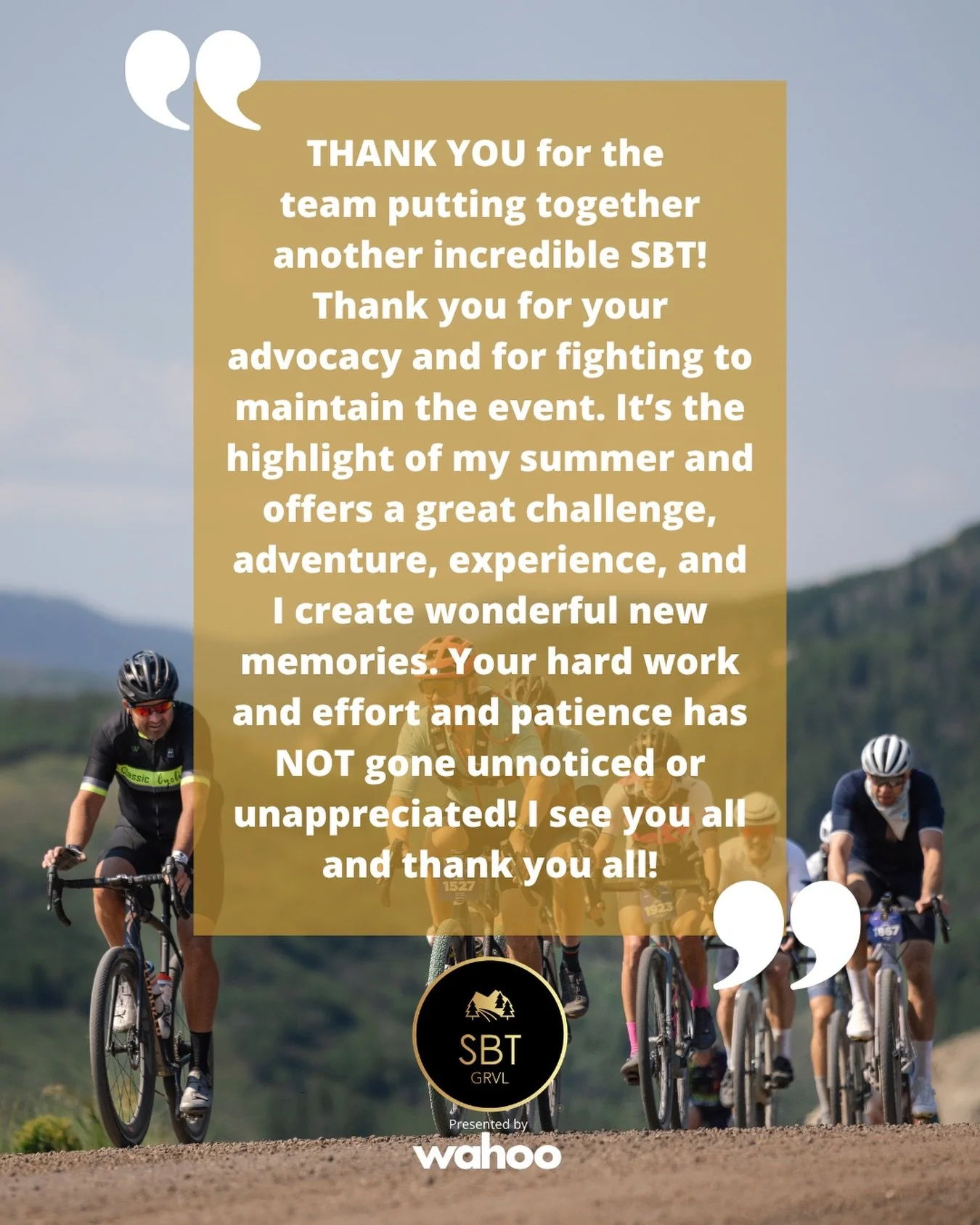 This is why we do what we do, and it&rsquo;s the highlight of our summer too ❤️

What keeps bringing you back?

The challenge? The adventure? The memories? The people?