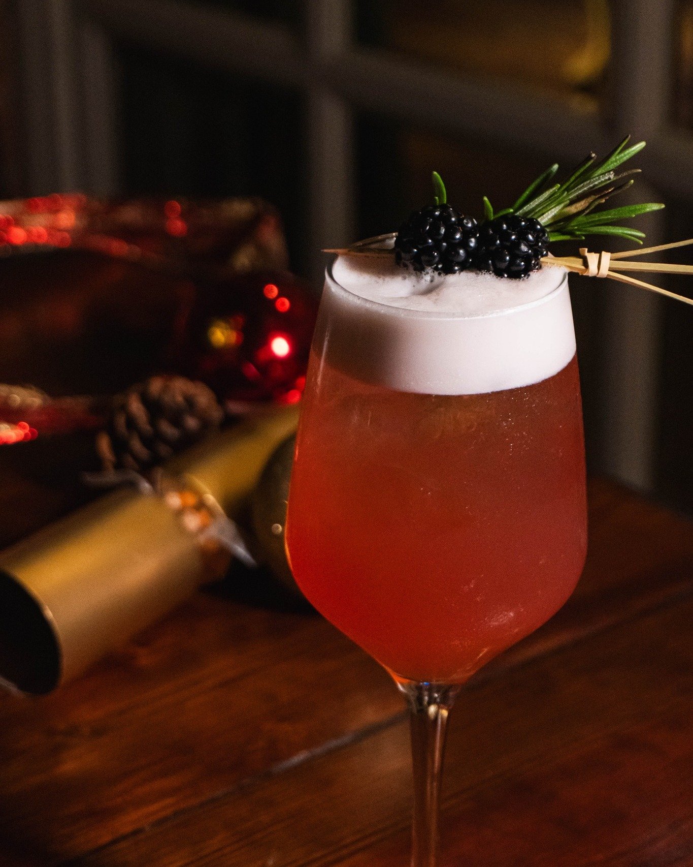 Bubbly and sweet, with a hint of festive fizz ✨ 
Our Blackberry &amp; Almond Fizz is the ultimate Christmastime sip 🥂

#festivecocktails #TynemouthBars #Tynemouth