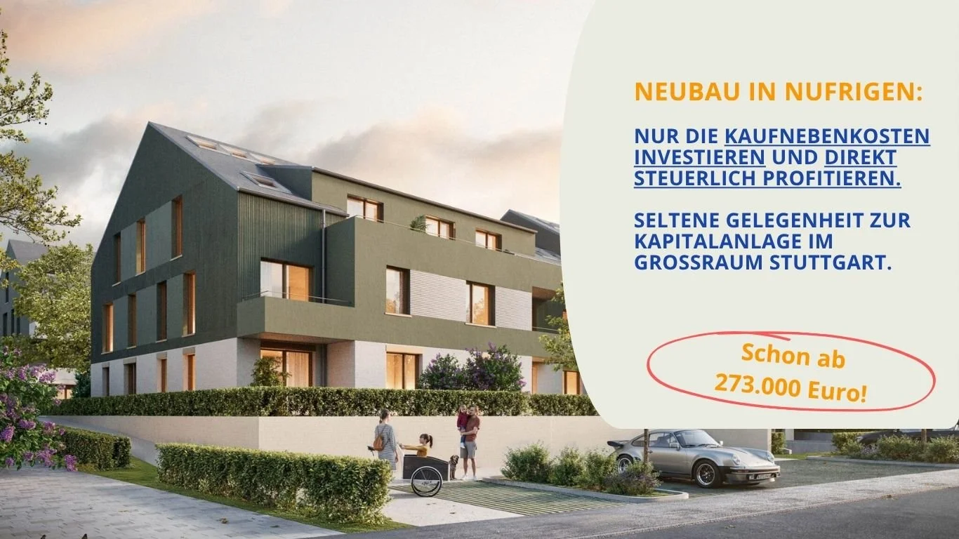 Bezahlbarer KfW-40-Neubau mit starken Steuervorteilen: Eine seltene Investmentchance für Kapitalanleger deutschlandweit
