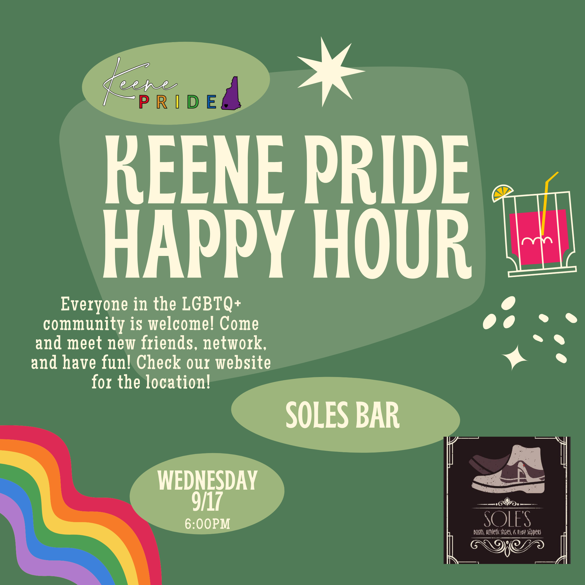Keene Pride Happy Hour Social