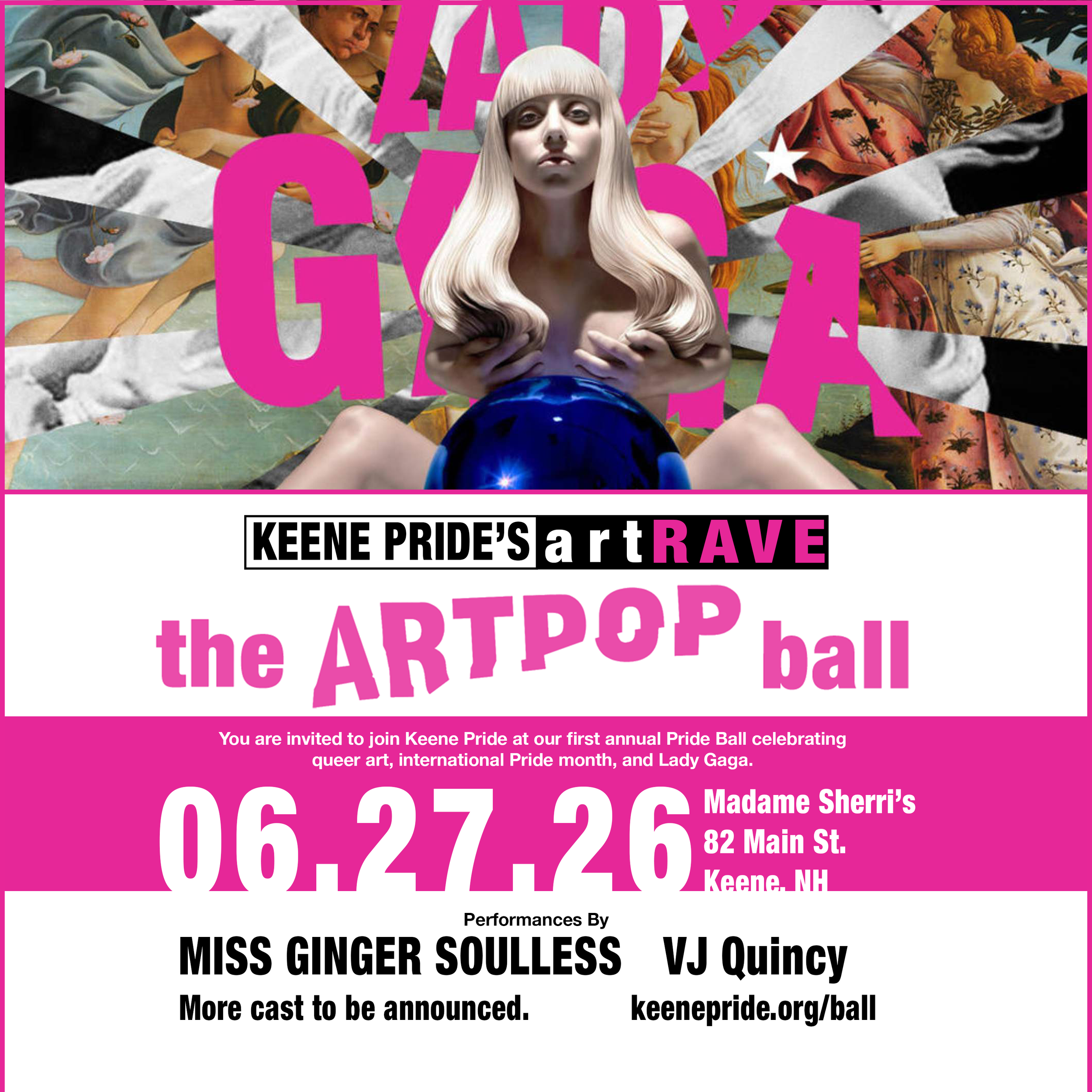 Keene Pride's ARTRAVE: The ARTPOP Ball