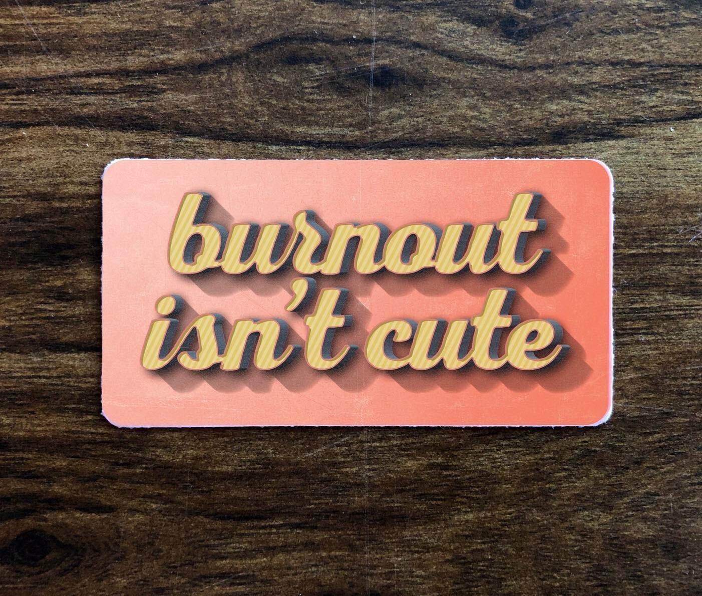 Needed a reminder. Made a sticker.

Do you also need this reminder? Sticker is available in my Etsy shop. Link in bio. #digitalart #etsy #etsysellersofinstagram #burnout