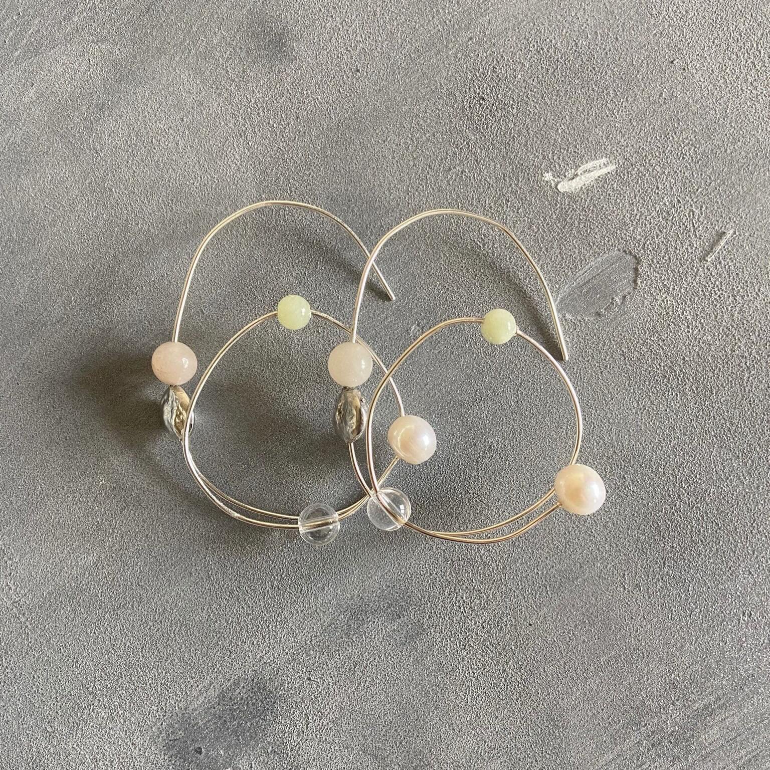 PEARLY HOOPS BY @malaikaraiss + @_studioena 🎪

+

When two creative minds unite - dream become reality

The PEARLY HOOPS are a creative collaboration between Malaika and upcoming Jewelry Designer Elena Kayser @_studioena

&ldquo;I am a huge fan of E