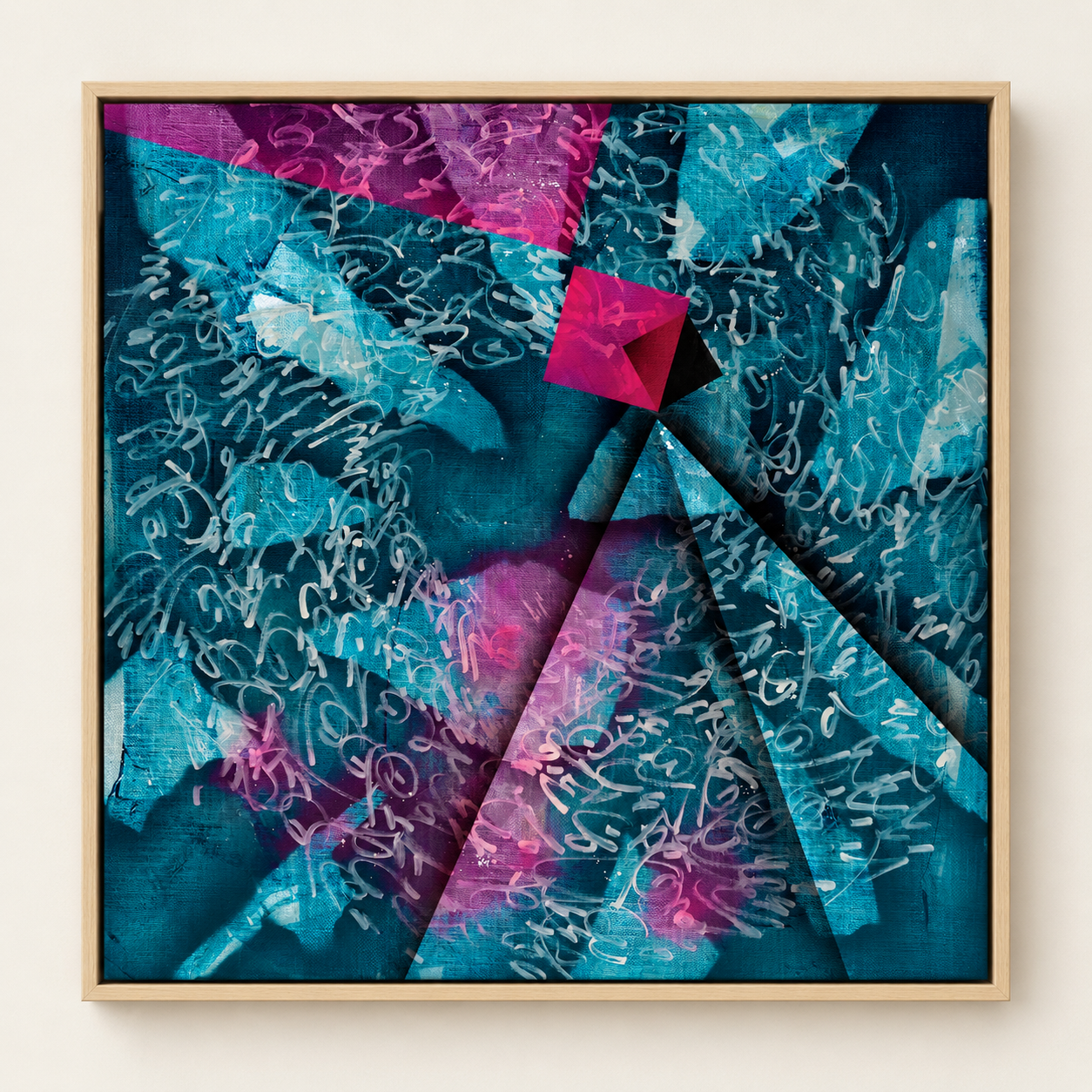 Floating square artwork in pale oak frame (1).png