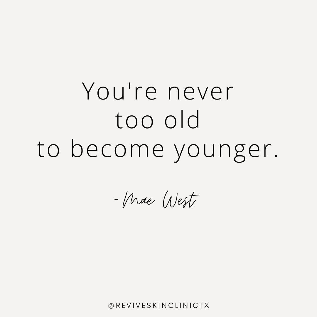 Aging in reverse is always an option 💁🏼&zwj;♀️ #Revive 

🔗 in bio for appointments, payment plans, and more! 
📍 6954 E Hwy 191 Odessa, TX 79765
📱 (432) 203-4764