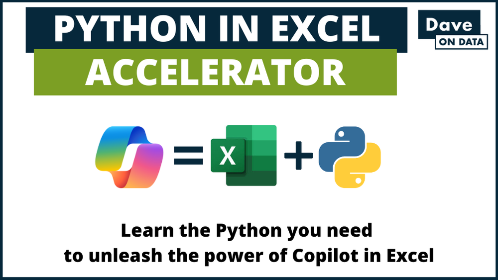 Python in Excel Accelerator — Dave on Data