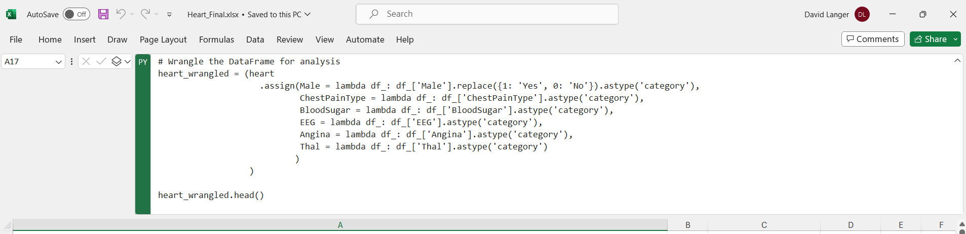 Python for Excel Analysts — Dave on Data