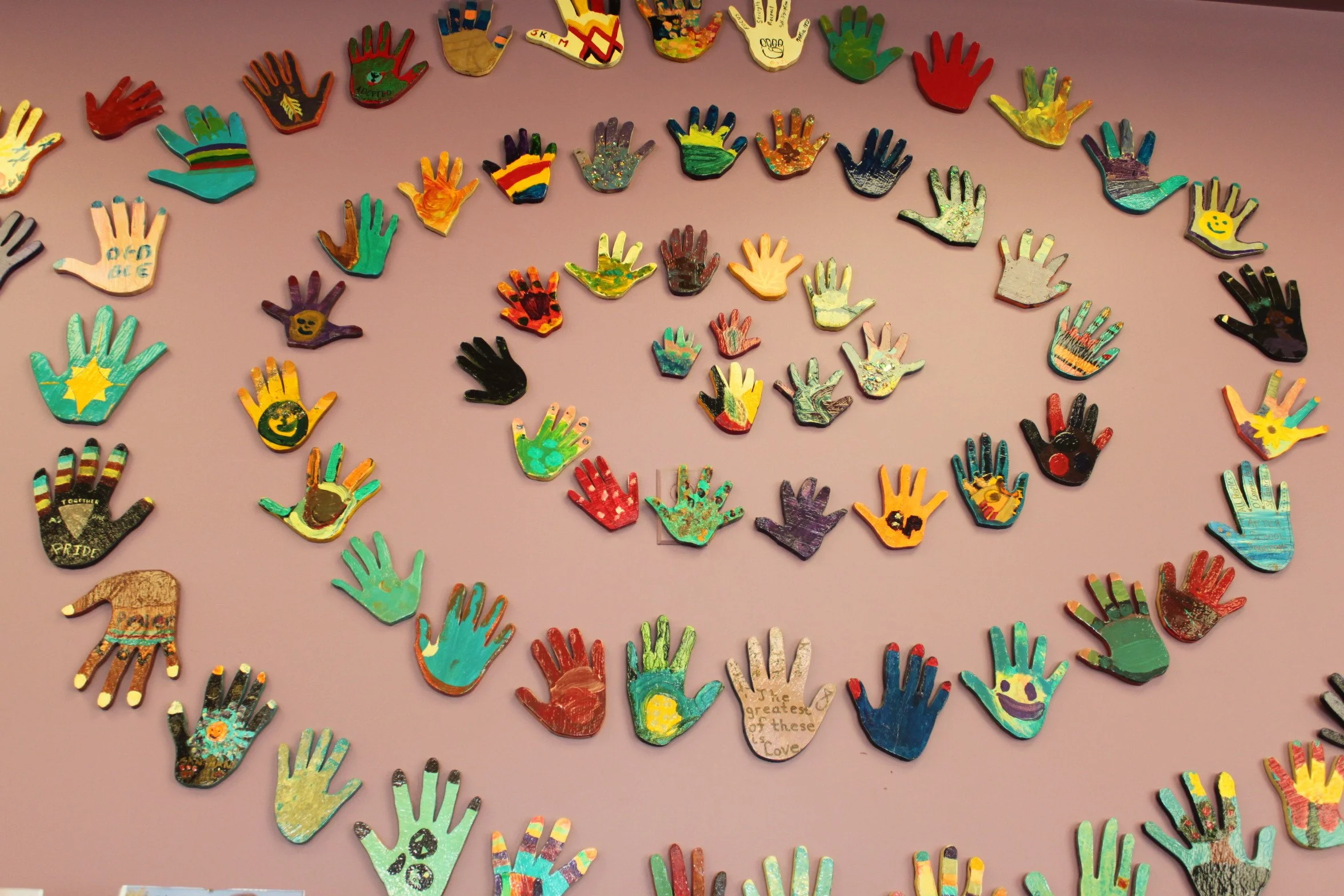 A Show of Hands

Artist: Missy Bergh (Lead) and the community

1996 - Moved to the Mackenzie Library in 1998
