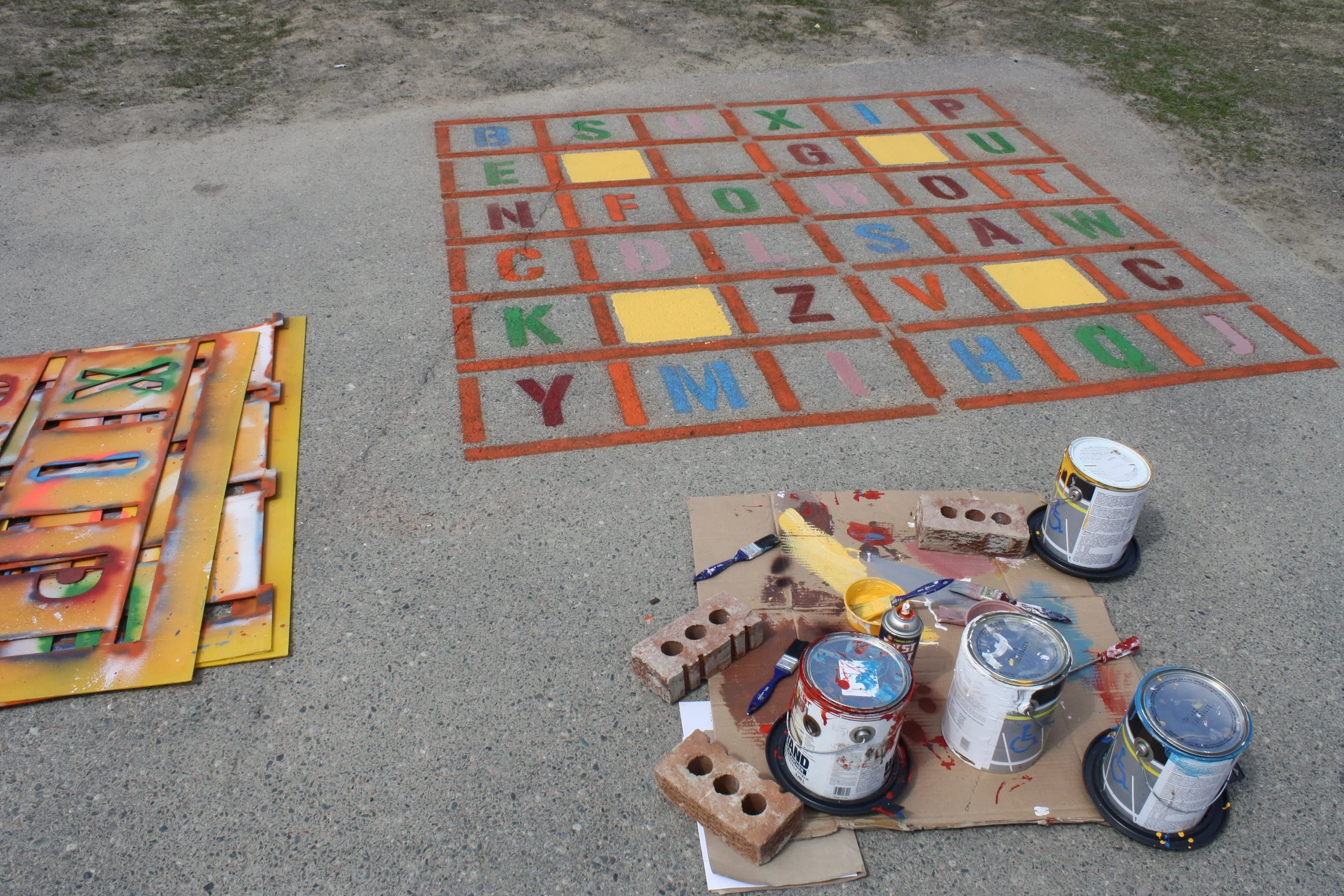 Playground Stencilling

Artists: The Donovan community

2008