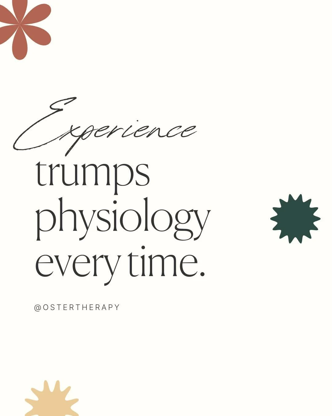 How we experience something matters more than the physical response itself. Our feelings, context, and meaning shape what truly matters in connection and pleasure.