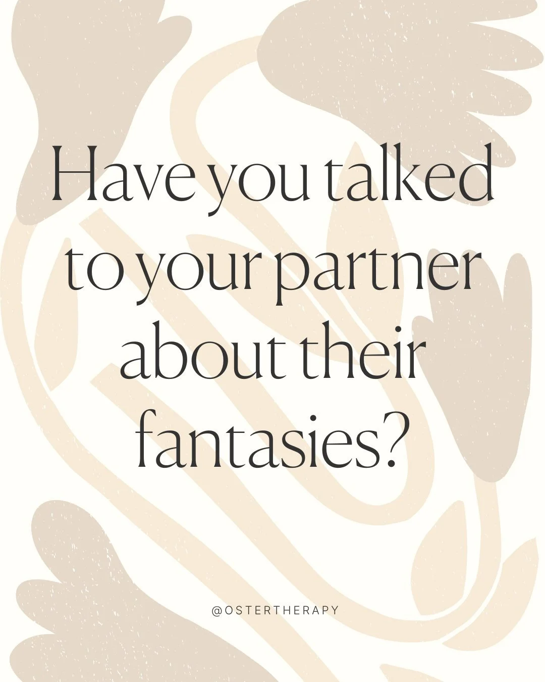 Have you talked to your partner about their fantasies? 💭
Desire deserves dialogue, not silence. Intimacy grows when curiosity leads the conversation 💬