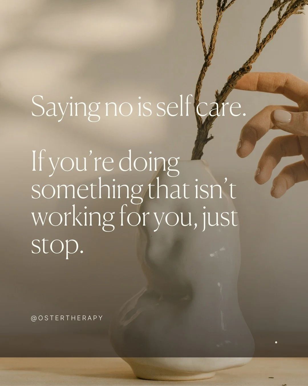 Taking care of yourself means knowing when to walk away. If something does not feel right or is not working for you it is okay to stop. Protect your time and energy because they are worth it.