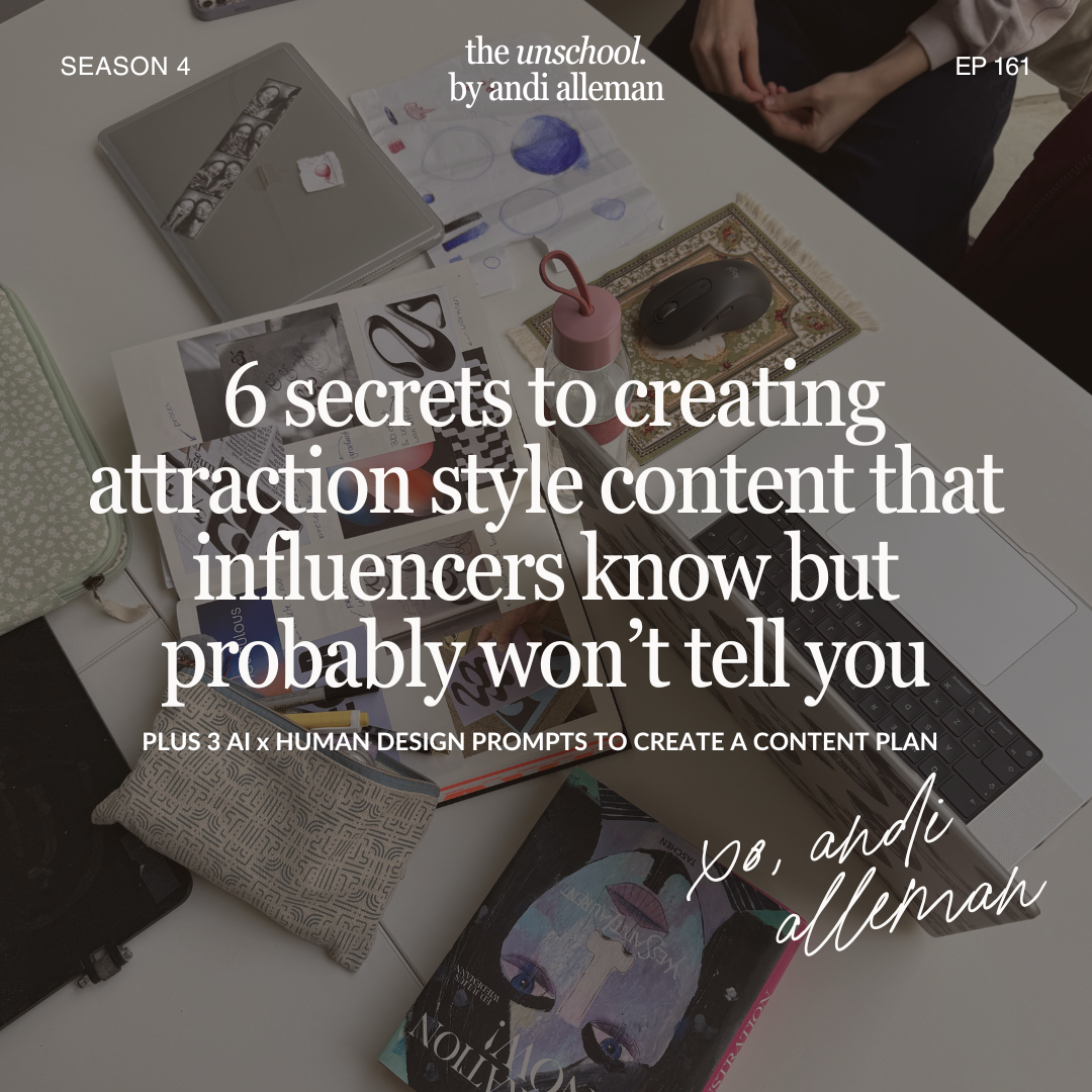 6 secrets to creating attraction style content that influencers know but probably won’t tell you plus 3 AI + HD prompts to create a content plan