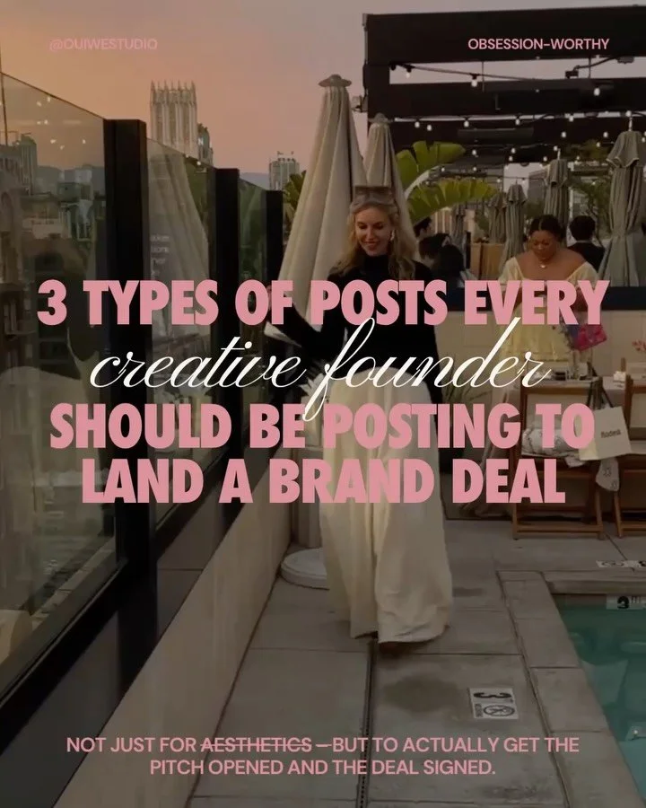 Founders, creators&hellip; one of the best ways to diversify your income?

Finding the perfect brand collaborators who will pay you cash money for your brilliance.

But here&rsquo;s the thing&mdash;brands aren&rsquo;t looking for the &ldquo;prettiest