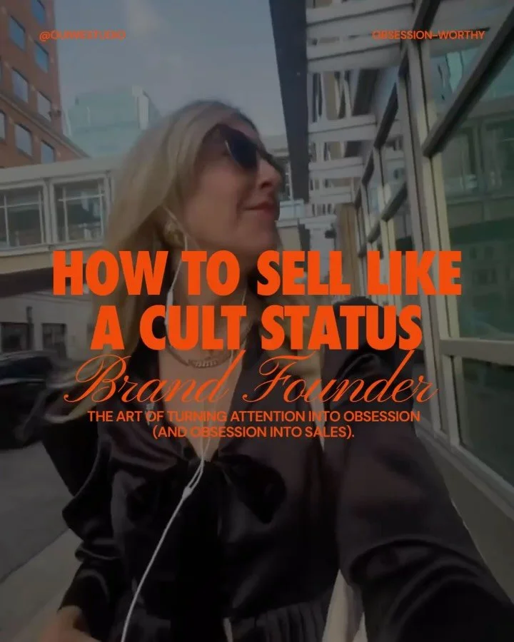 Cult-status founders don&rsquo;t just drop a link and hope someone buys.

They create an experience that makes people feel something before they ever see the offer. 

Selling becomes a story, not just a transaction.

Every touchpoint is intentional, 