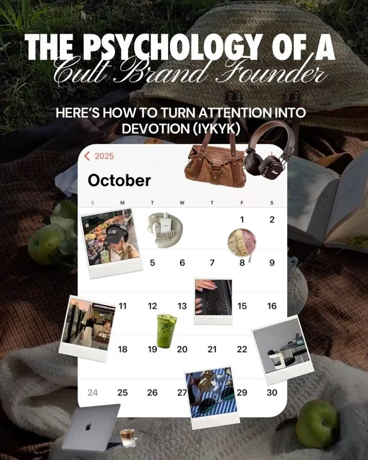 We&rsquo;re turning attention to devotion, iykyk.

New challenge drops on 10/29 in OOO Club, jump on in to play. We&rsquo;ll create the 3 Cult Brand posts together and cheer each other on along the way.

Comment &ldquo;CLUB&rdquo; to get in (we&rsquo