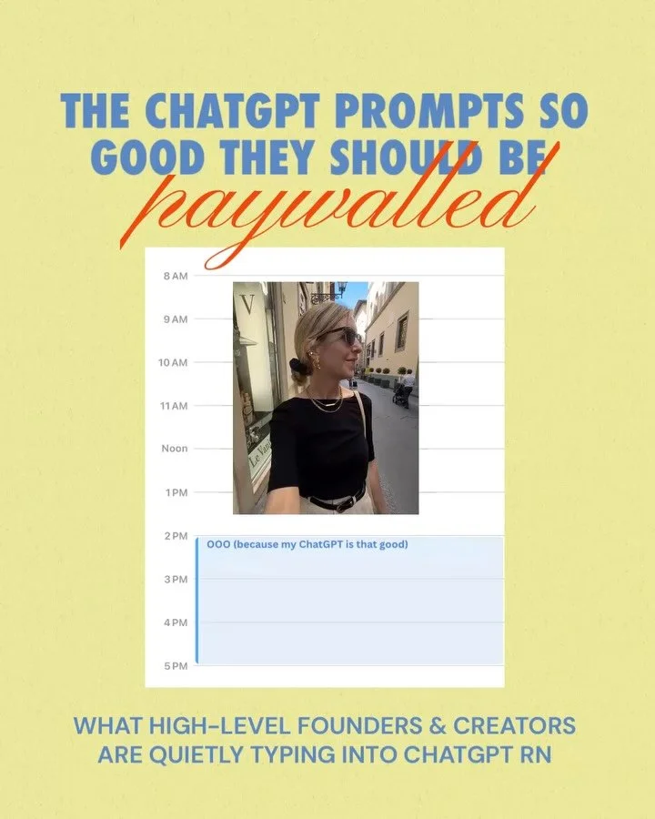 These prompts are so good they should be paywalled. But you already know we&rsquo;re not gatekeeping.

The latest issue of our newsletter &amp; pod &ldquo;The Unschool&rdquo; is out (with this list of GPT prompts and more).

We dropped a new issue of