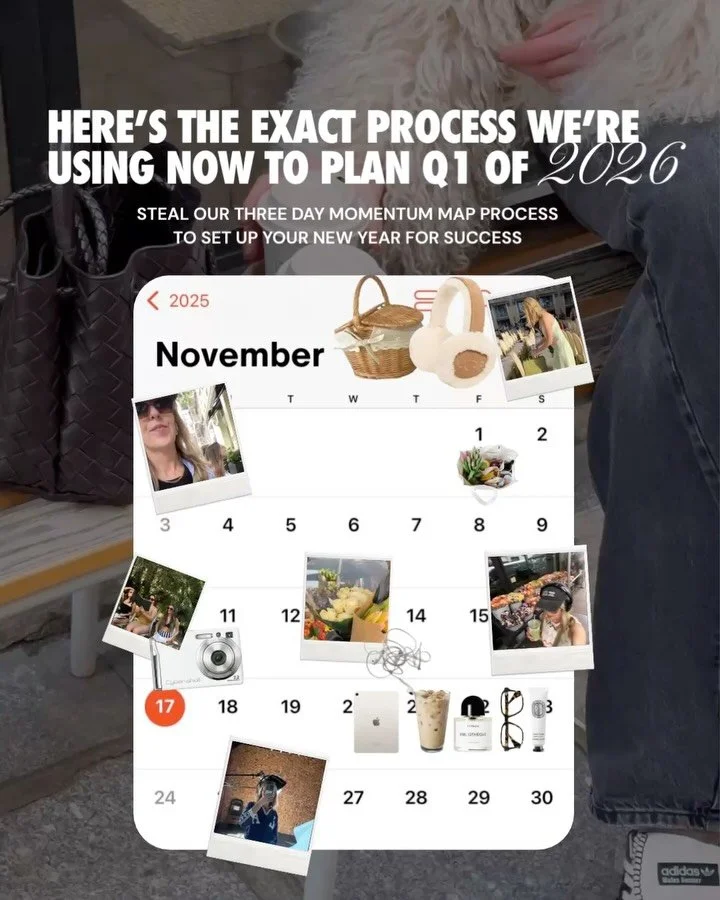 We&rsquo;re over here planning for Q1 to be our biggest season yet. Want to steal our Momentum Map Dashboard and do your planning with us? 

Comment CLUB to join our OOO Club momentum challenge (you can start with a 7 day trial and grab all the tools