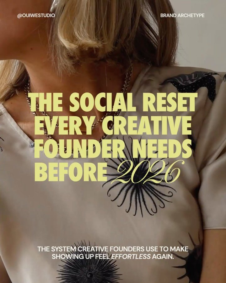 Start 2026 with a clear brand foundation and a social reset that works for you.

Curious which archetype fits your style? The Soft Muse, Empowered CEO, Playful Maximalist, Luxe Mystic, or Trendsetting Visionary. Comment &ldquo;QUIZ&rdquo; to find you