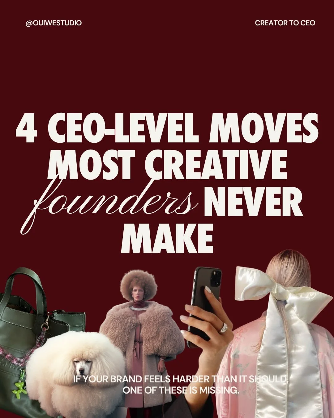 Is this our favorite collab workshop ever? It is decidedly so. 🎱👯&zwj;♀️🪩💅🏼

Comment &ldquo;WORKSHOP&rdquo; to join our free Creator &rarr; CEO workshop where we&rsquo;ll break down the four decisions that change how a brand actually operates, n