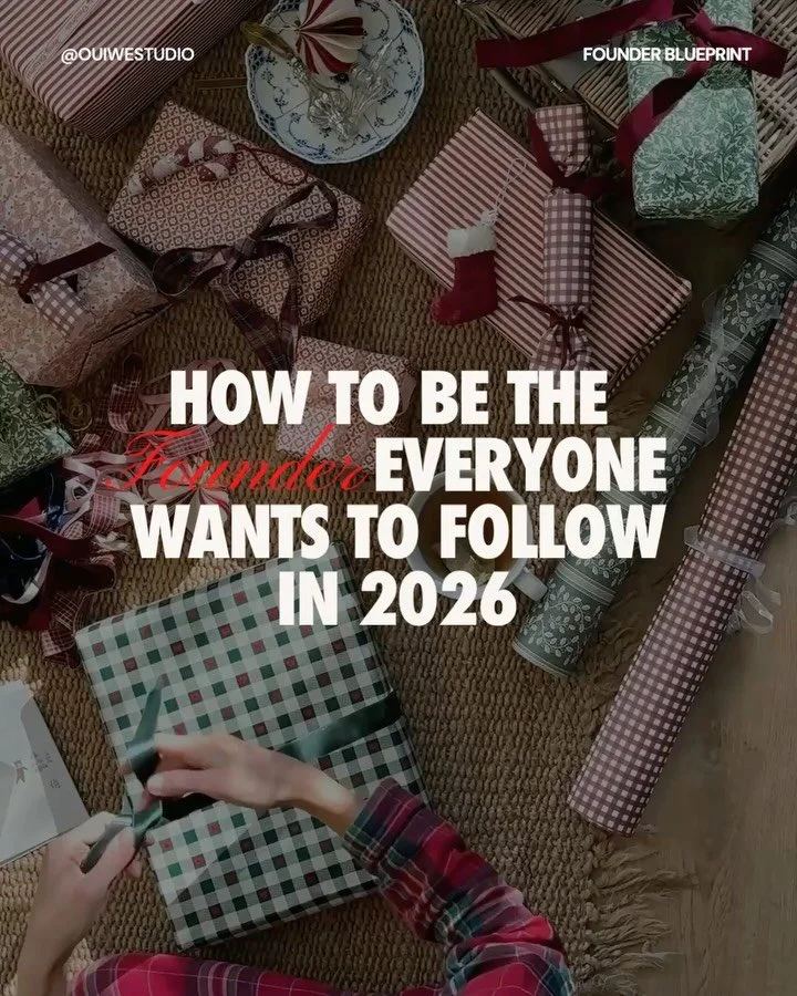 We&rsquo;re OOO for this holiday week, but we can&rsquo;t let you go into the new year without a plan to be the founder everyone wants to follow.

Once you nail steps one and two (comment QUIZ and we can help you with that), don&rsquo;t sleep on step