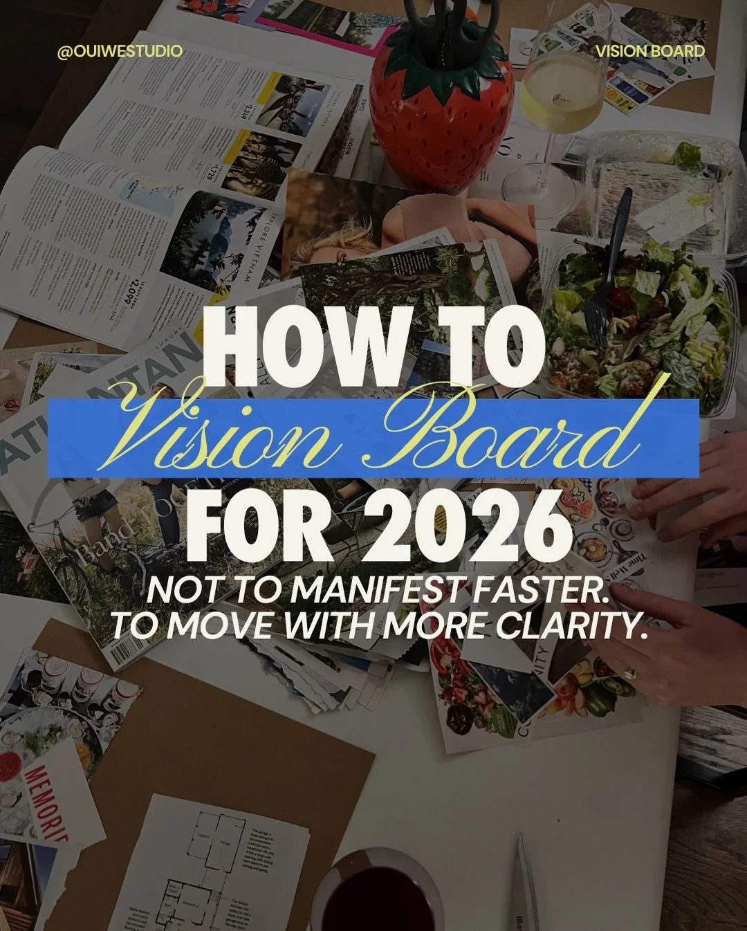 Your 2026 vision board is not a wish list.

It is a reminder of who you are becoming and how you want your life to feel.

In the 2026 Manifestation Planner created using the process @ouiwegirl&rsquo;s used for years and years, you&rsquo;ll find the f